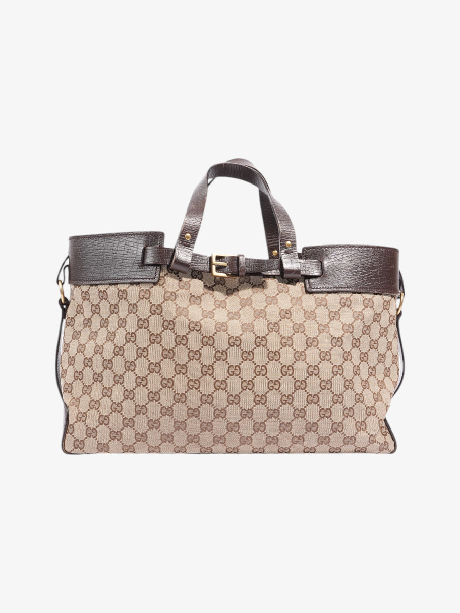 Gucci Tote Beige / Brown Canvas Image 1