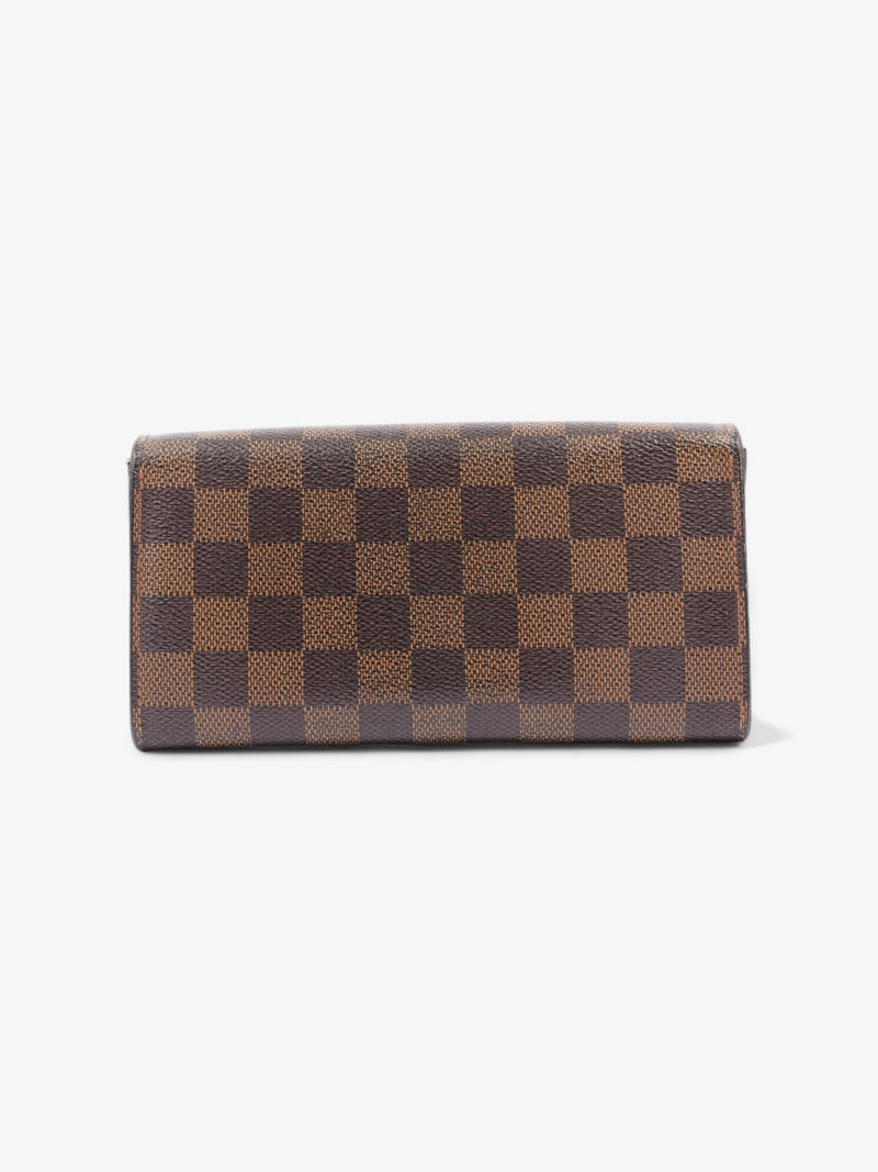  Louis Vuitton Sarah Wallet Damier Ebene Coated Canvas