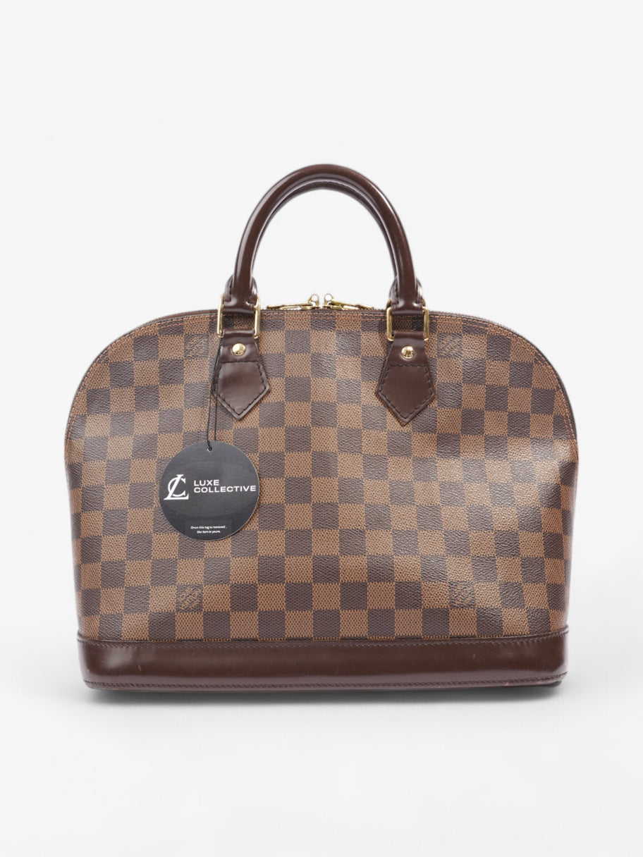 Louis Vuitton Alma Damier Ebene Coated Canvas PM Image 8