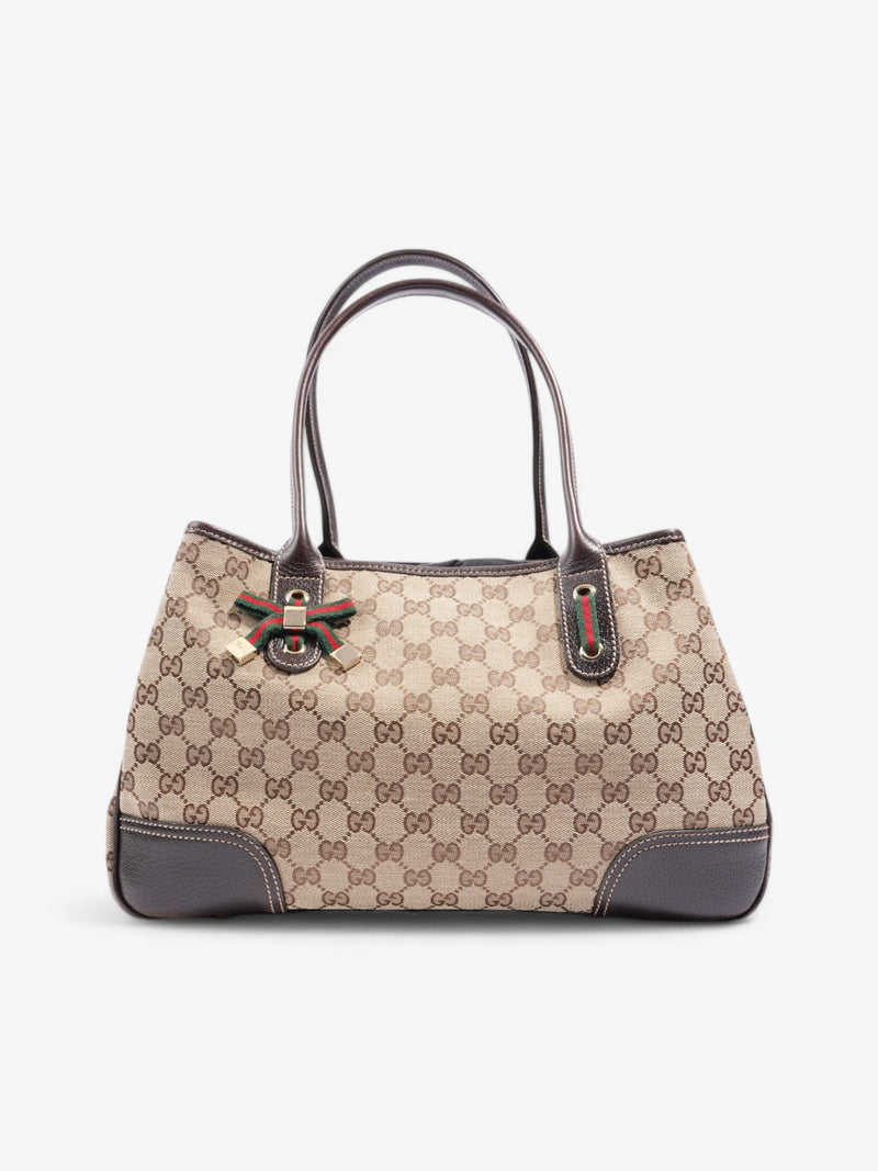  Gucci Princy Tote GG Supreme / Brown Canvas