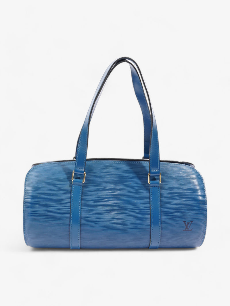  Louis Vuitton Soufflot Blue Epi Leather