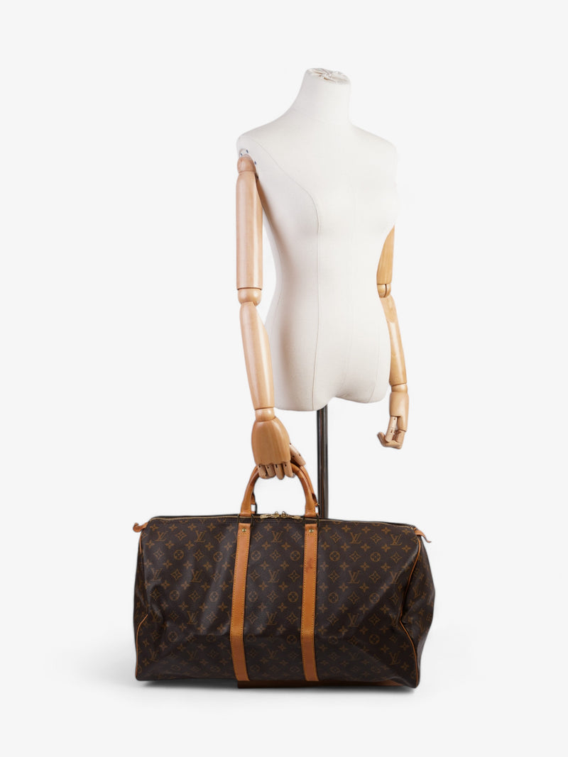  Louis Vuitton Keepall Monogram Coated Canvas 55