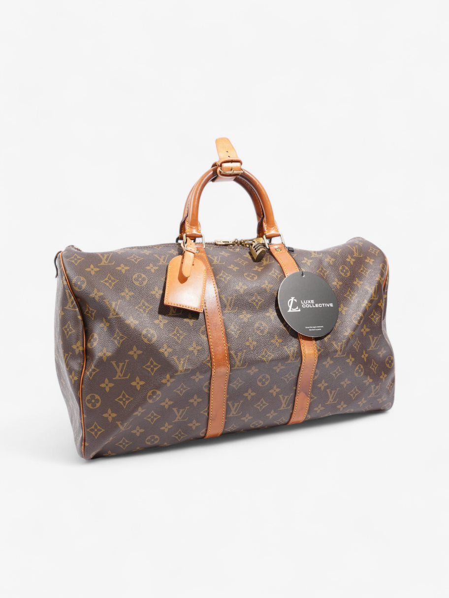 Louis Vuitton Keepall  Monogram Coated Canvas 50 Image 11