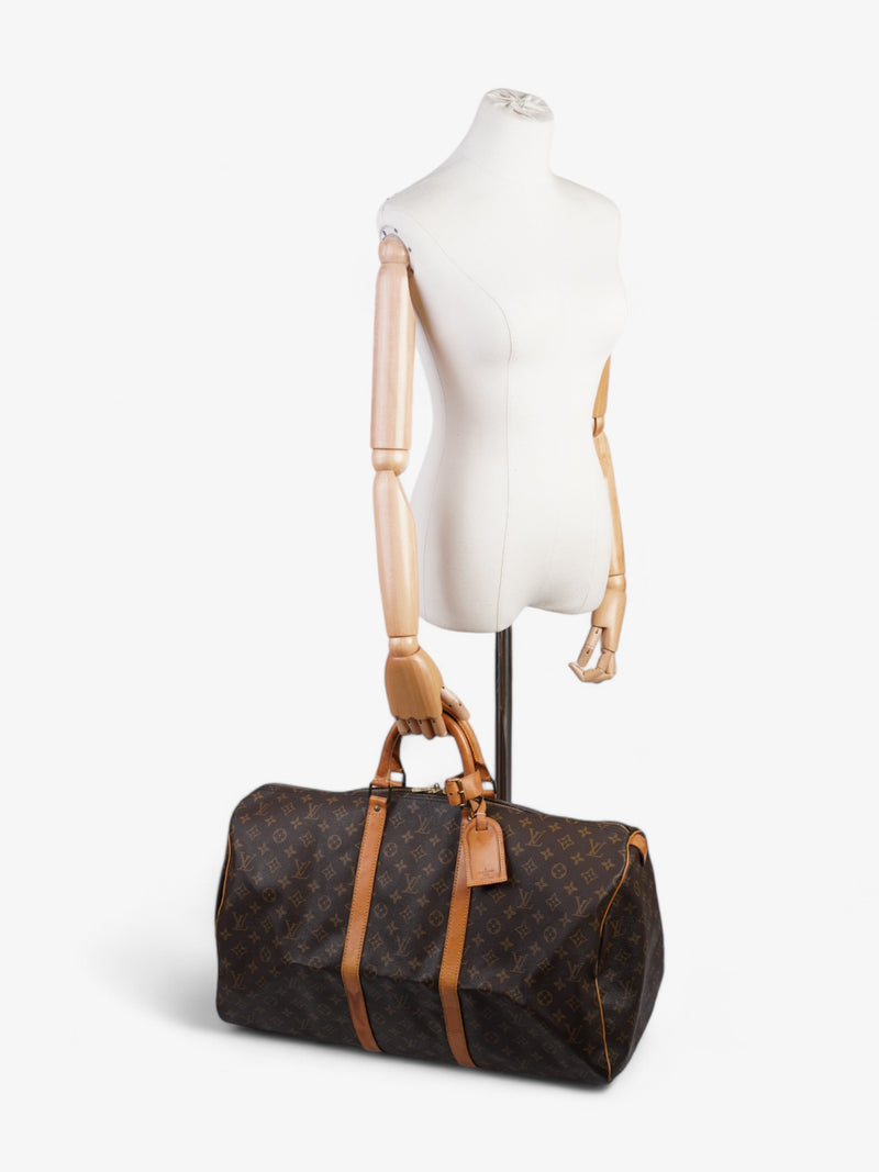  Louis Vuitton Keepall Monogram Coated Canvas 55