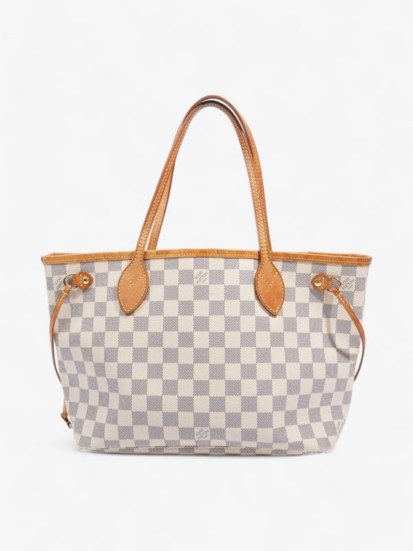 Louis Vuitton Neverfull Damier Azur Coated Canvas PM