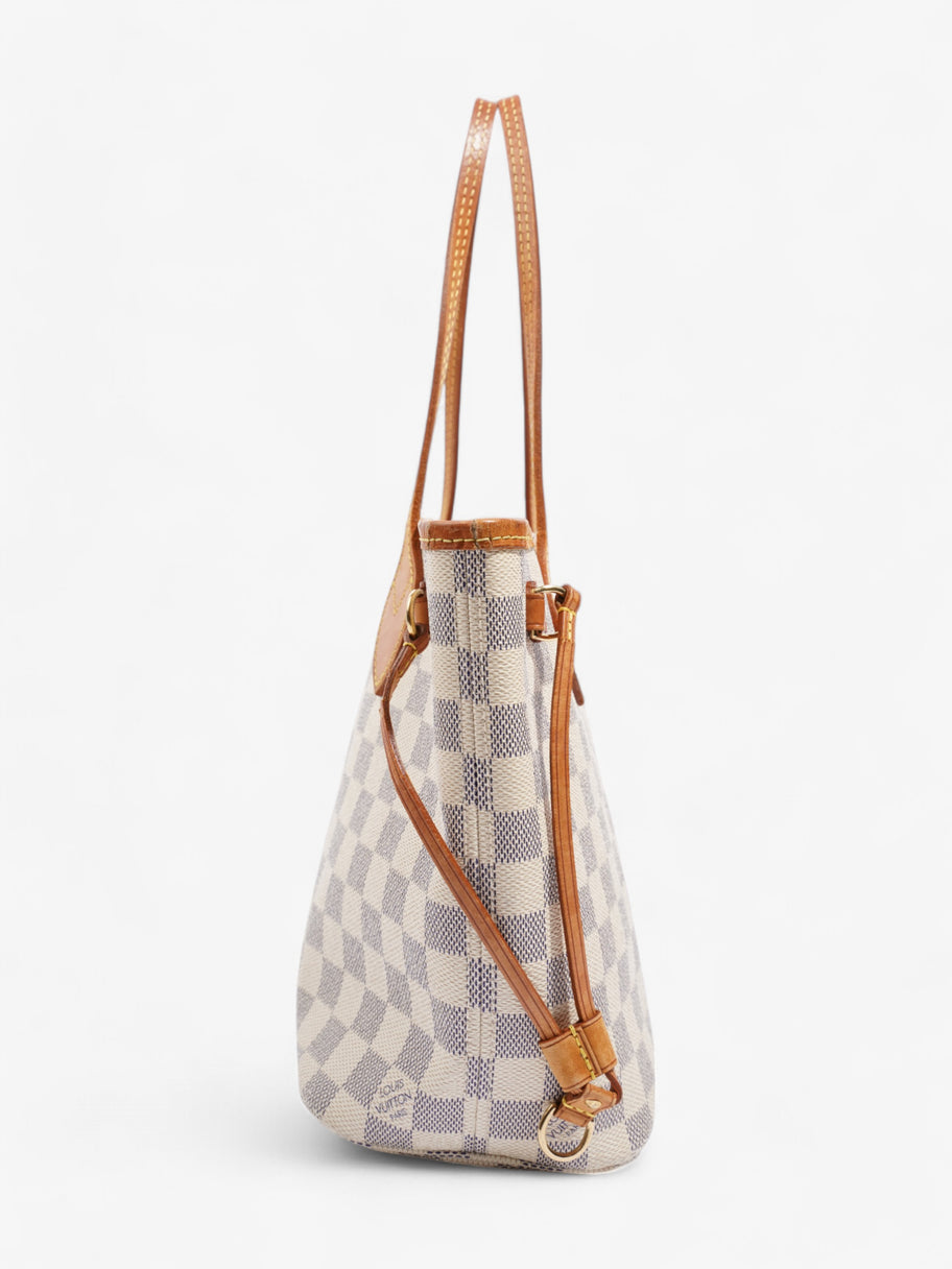 Louis Vuitton Neverfull Damier Azur Coated Canvas PM Image 3