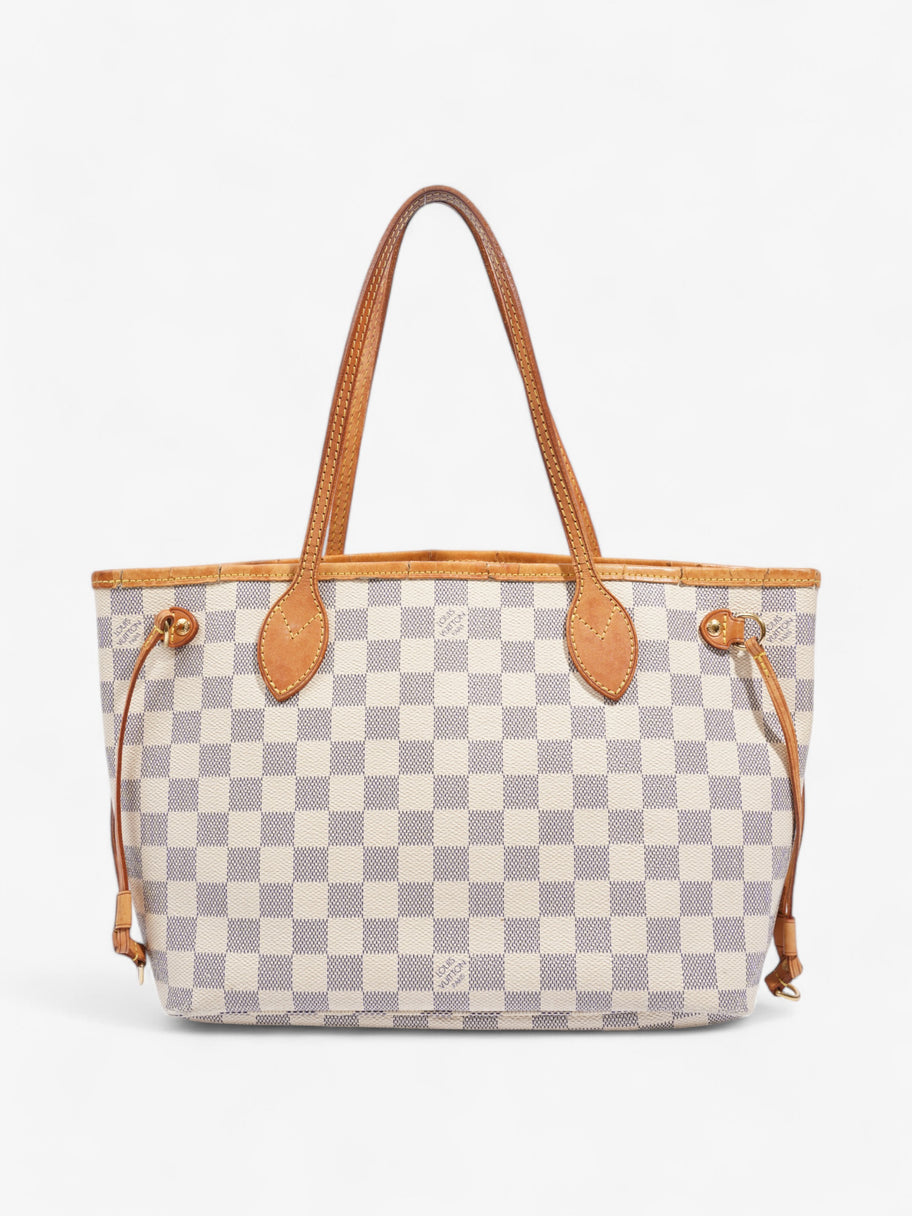 Louis Vuitton Neverfull Damier Azur Coated Canvas PM Image 4