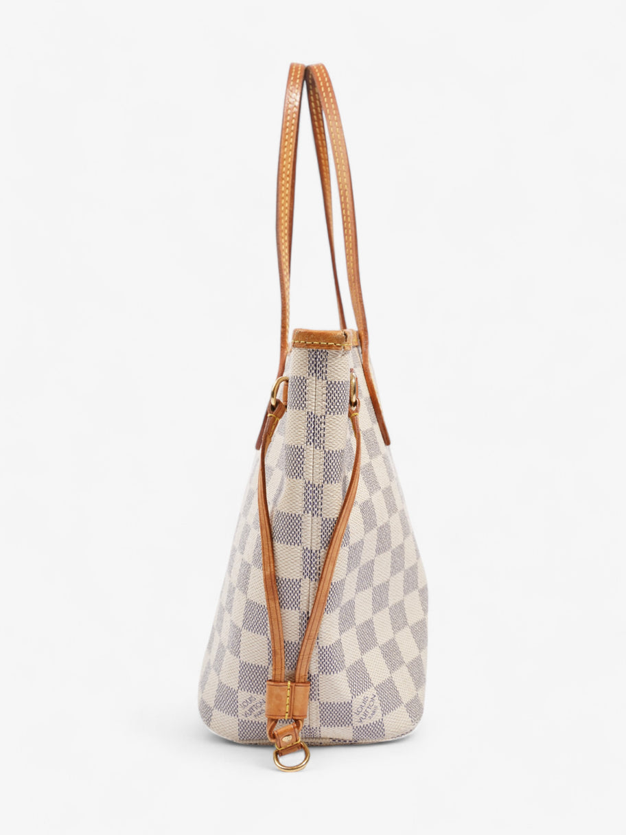 Louis Vuitton Neverfull Damier Azur Coated Canvas PM Image 5