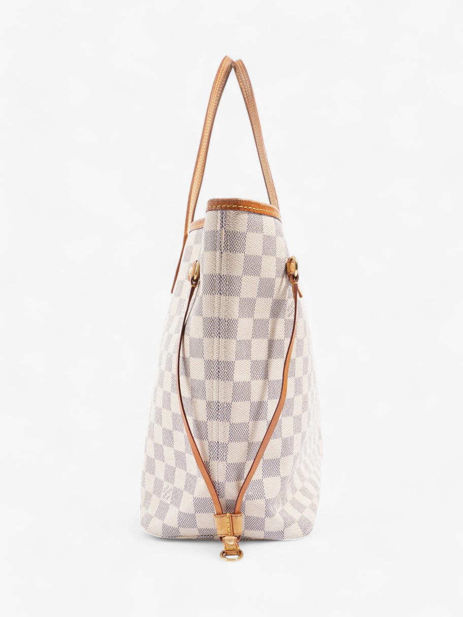 Louis Vuitton Neverfull Damier Azur Coated Canvas MM Image 3