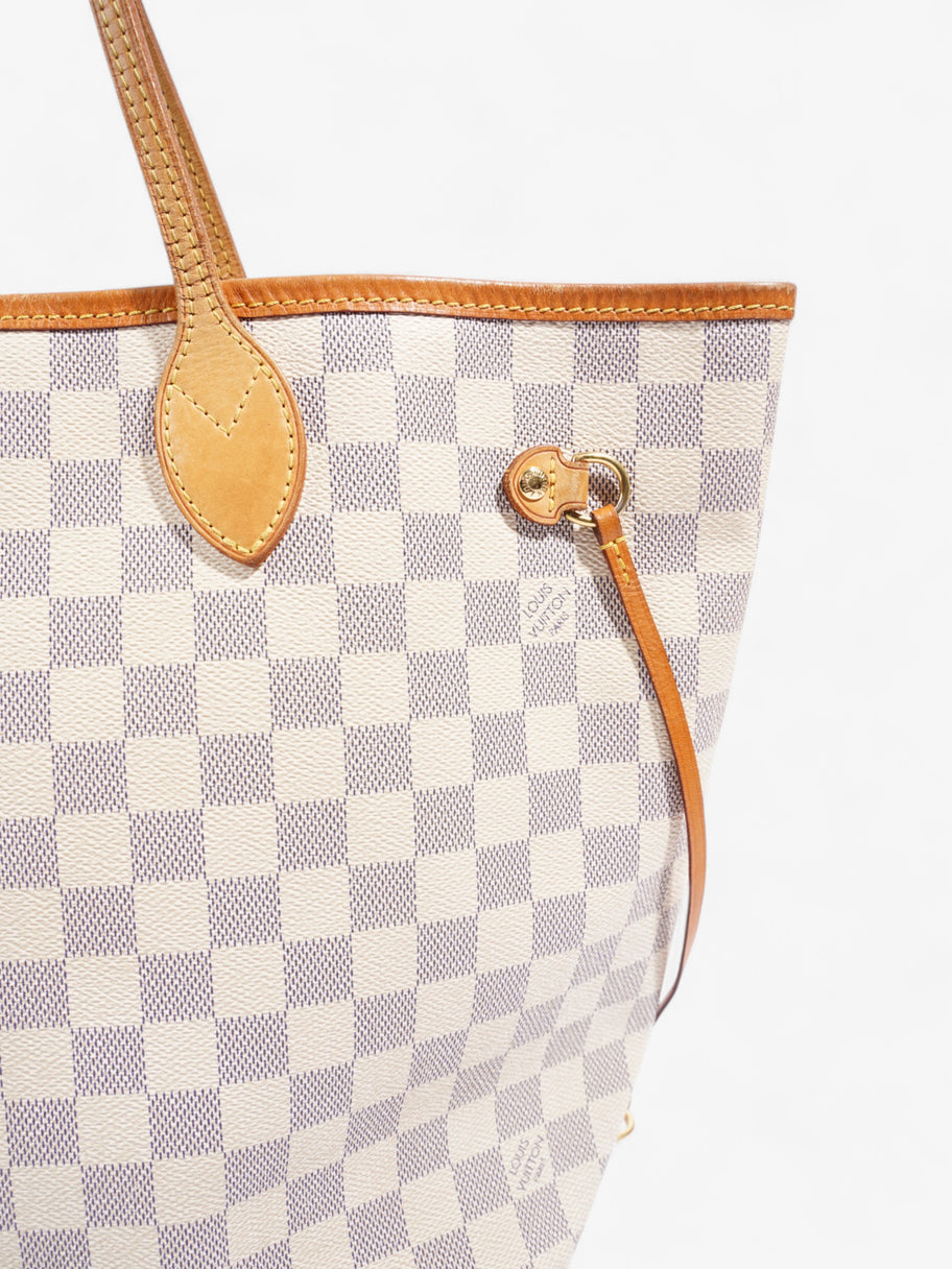 Louis Vuitton Neverfull Damier Azur Coated Canvas MM Image 9