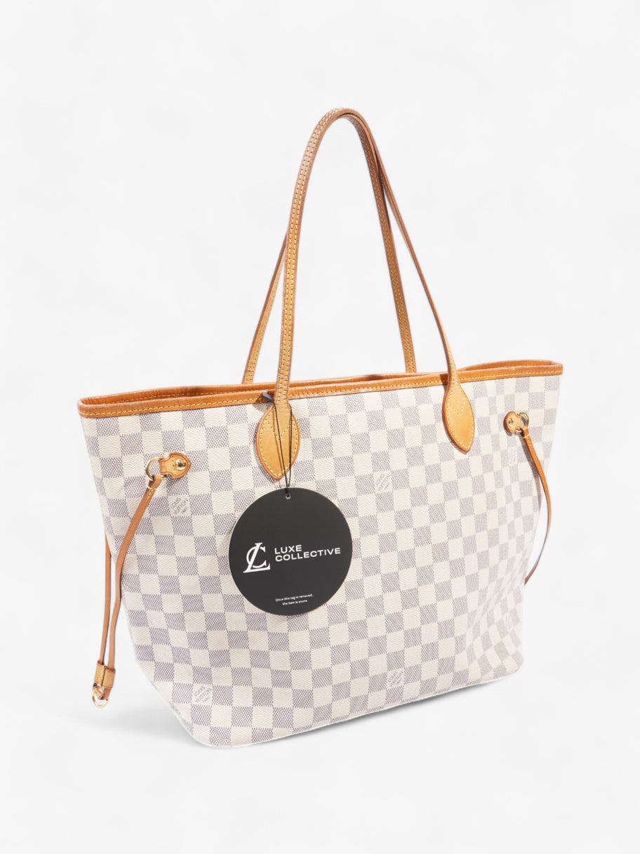 Louis Vuitton Neverfull Damier Azur Coated Canvas MM Image 10