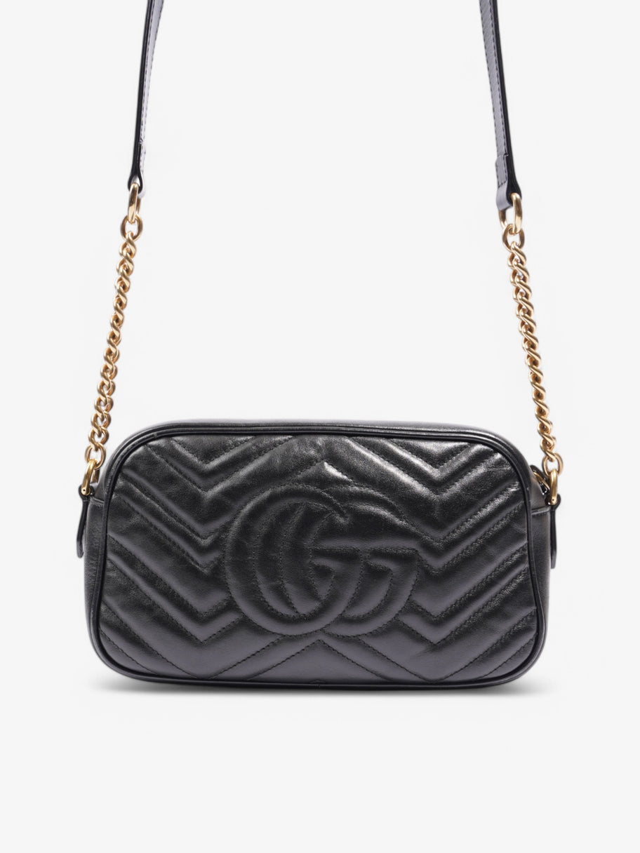 Gucci Marmont Zip Black Matelasse Leather Small Image 4