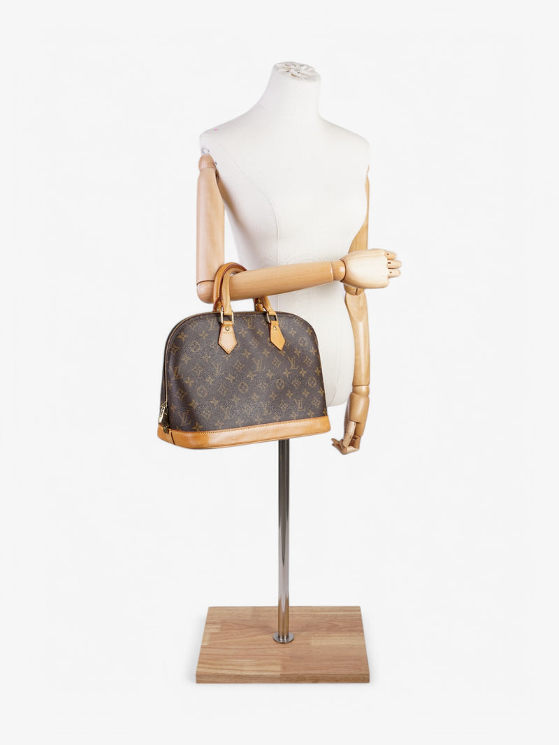  Louis Vuitton Alma Monogram Coated Canvas PM