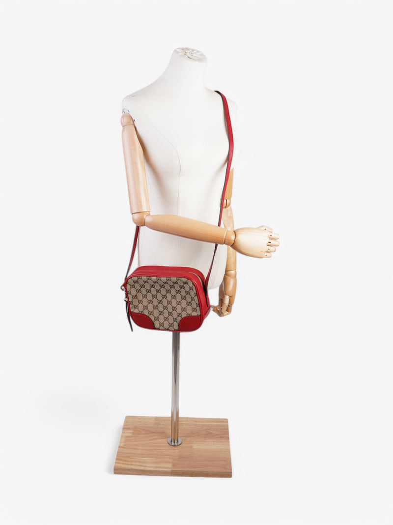  Gucci GG Shoulder Bag Supreme / Red Canvas