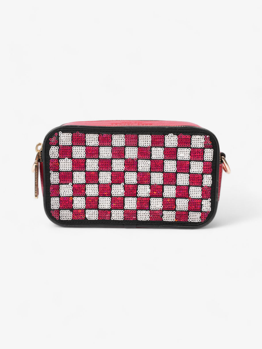 Marc Jacobs The Snapshot Bag Red / Black / White Sequin Image 4