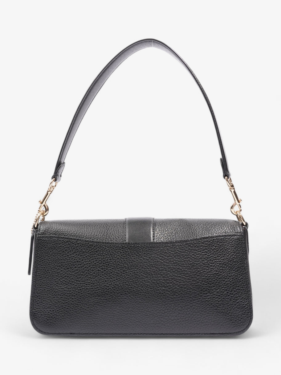 Coach Georgie Crossbody Black Grained Leather Image 4