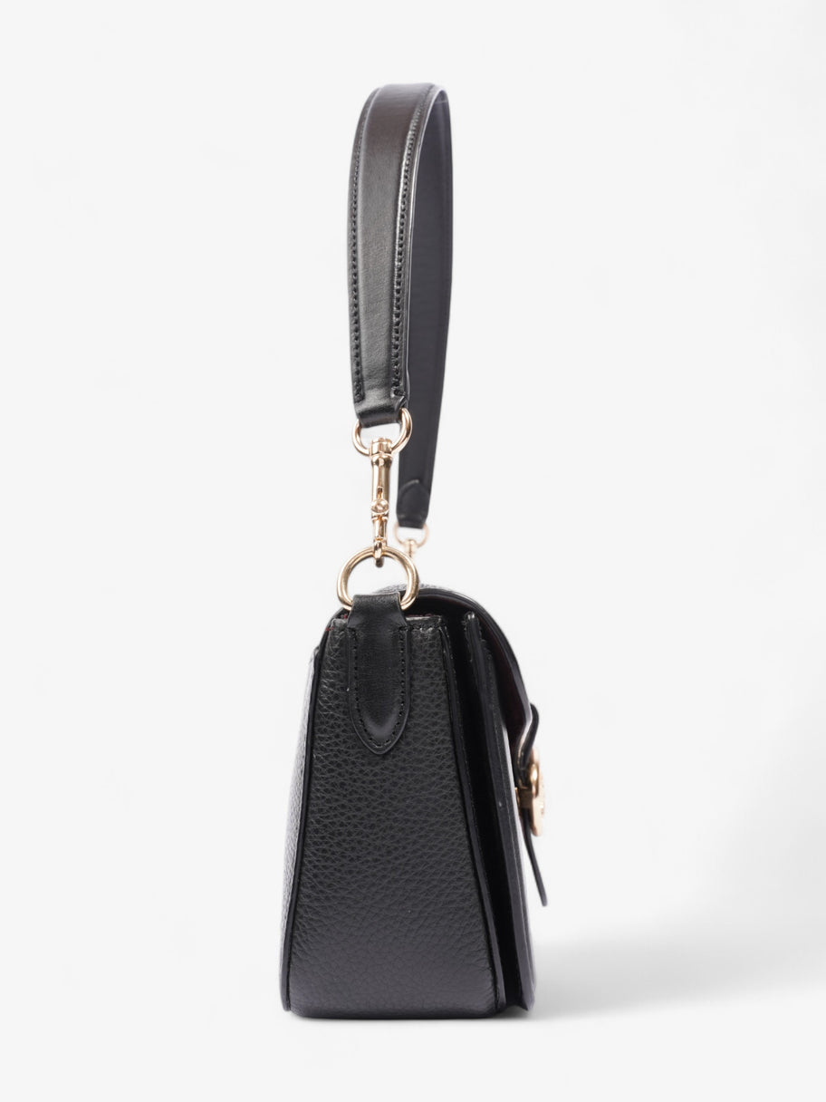 Coach Georgie Crossbody Black Grained Leather Image 5