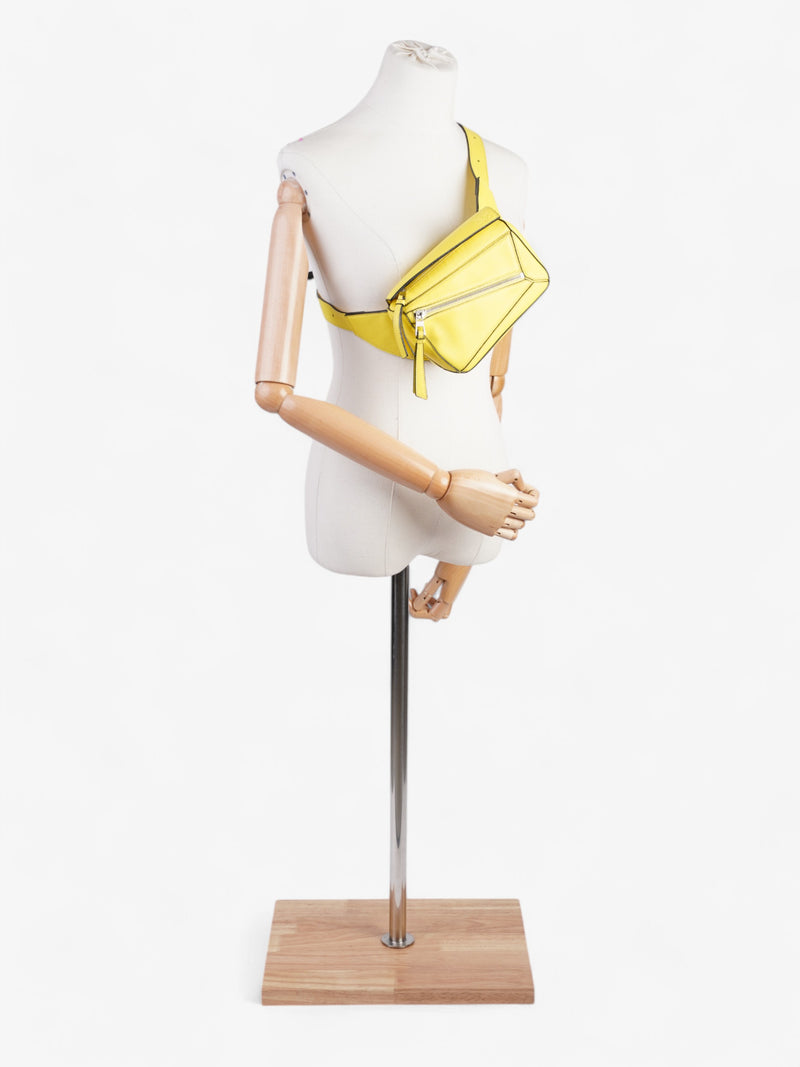  Loewe Puzzle Belt Bag Yellow Leather Mini