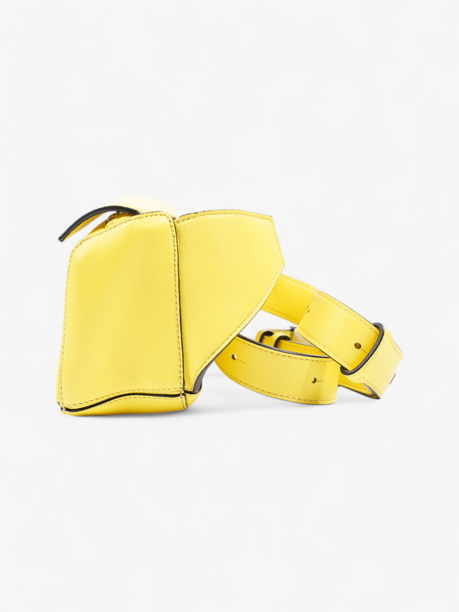 Loewe Puzzle Belt Bag Yellow Leather Mini Image 14