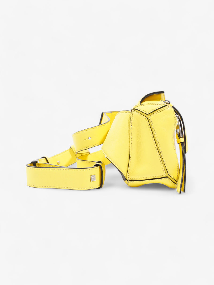 Loewe Puzzle Belt Bag Yellow Leather Mini Image 4