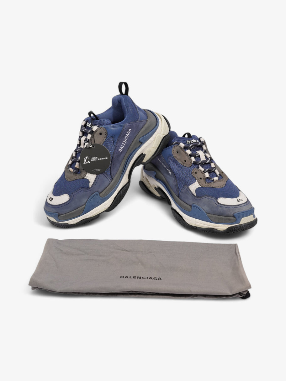 Balenciaga Triple S Blue / White / Grey Mesh EU 43 UK 9 Image 10