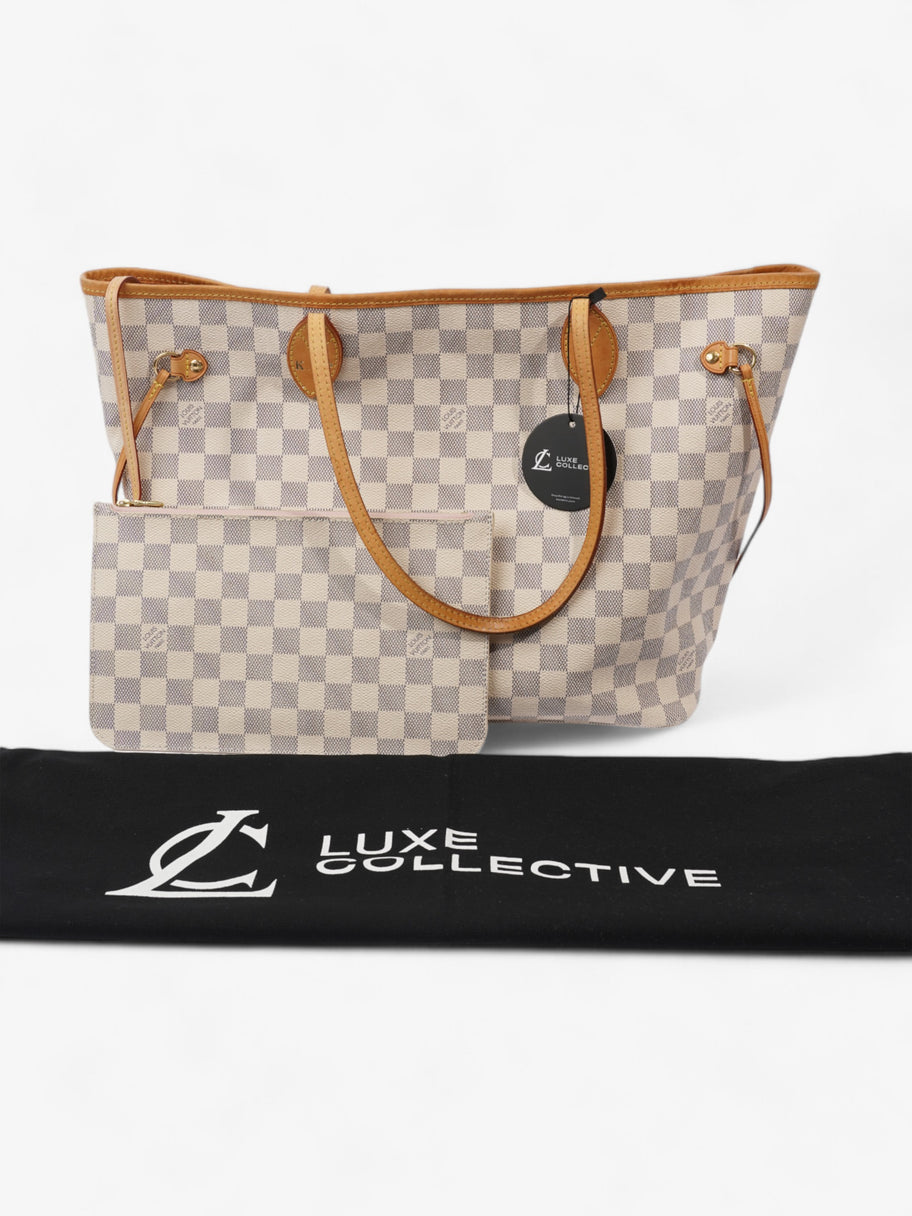 Louis Vuitton Neverfull Damier Azur Coated Canvas MM Image 11