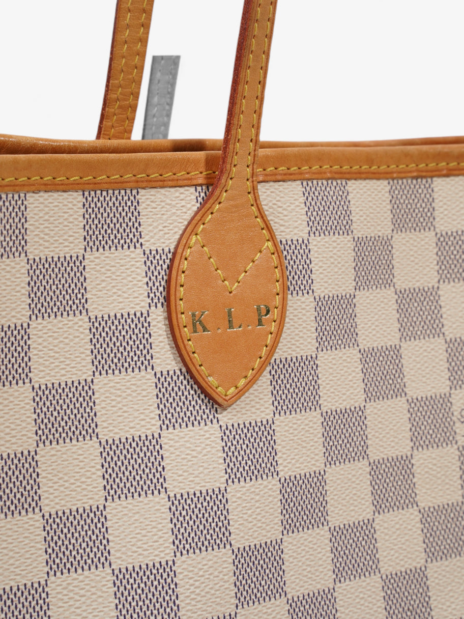 Louis Vuitton Neverfull Damier Azur Coated Canvas MM Image 8