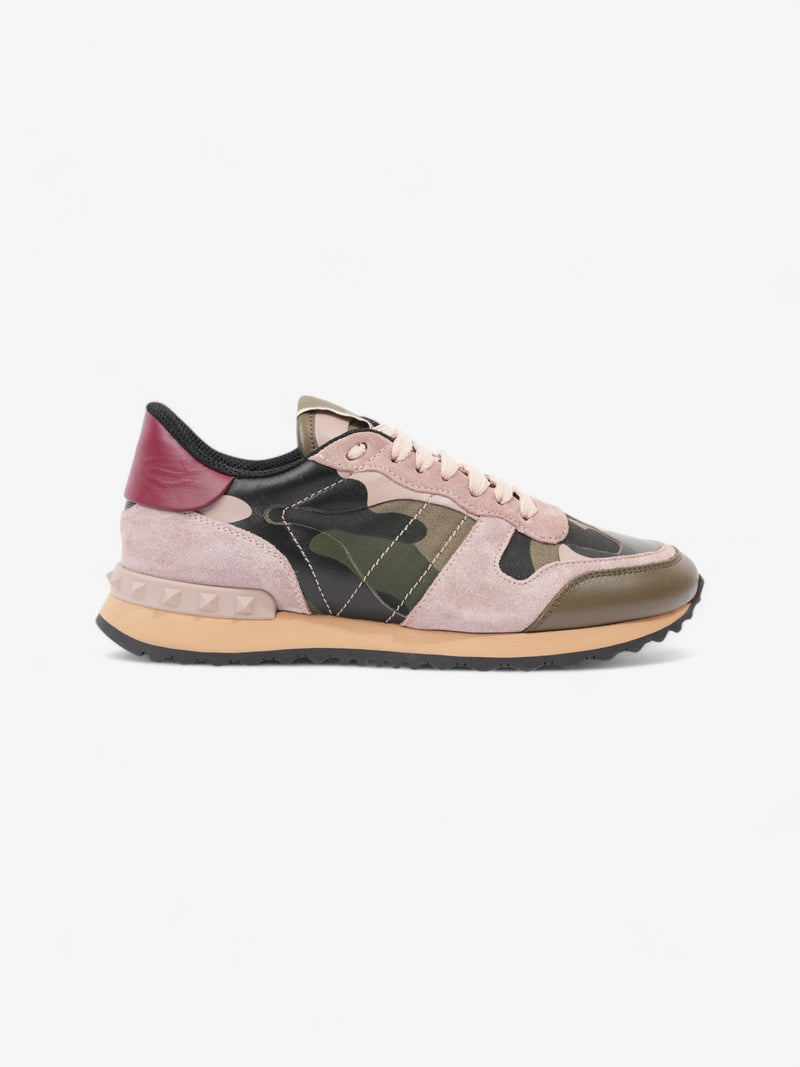  Valentino Rockrunner Army Green / Pink / Red Suede EU 37 UK 4