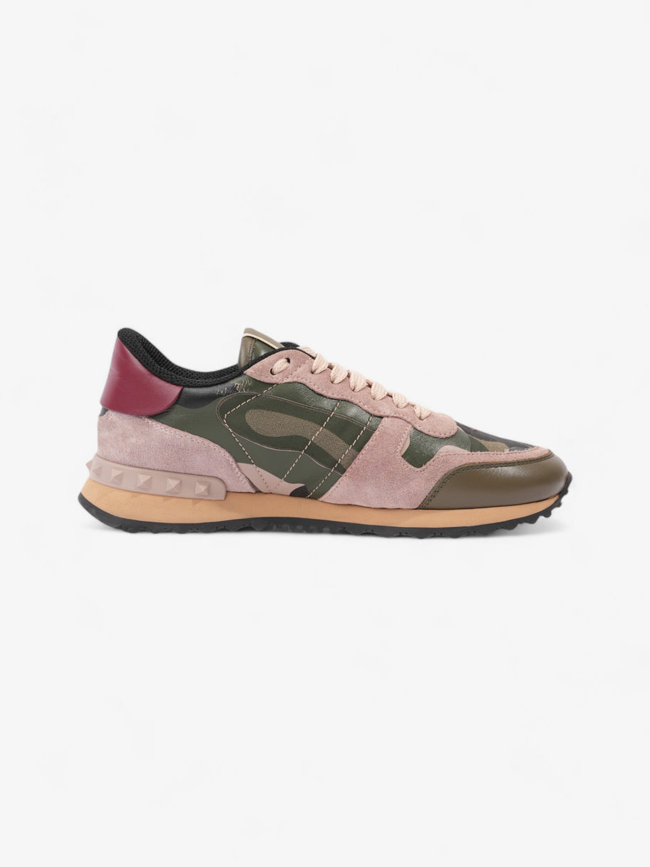 Valentino Rockrunner Army Green / Pink / Red Suede EU 37 UK 4 Image 4