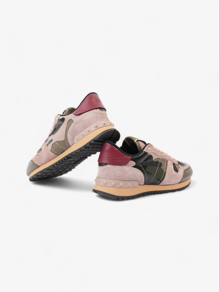 Valentino Rockrunner Army Green / Pink / Red Suede EU 37 UK 4 Image 9