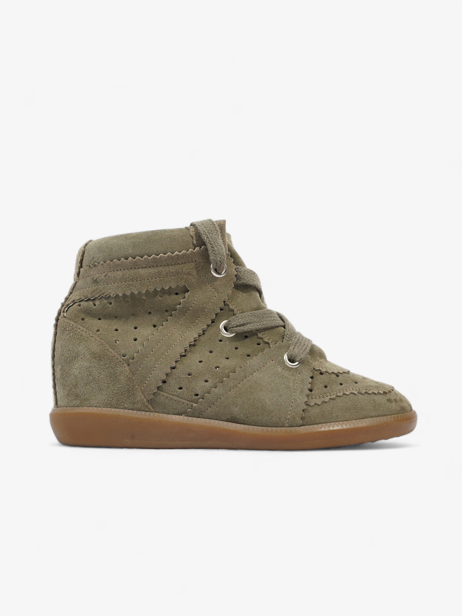 Isabel Marant Bobby Sneaker Khaki Suede EU 37 UK 4 Image 1