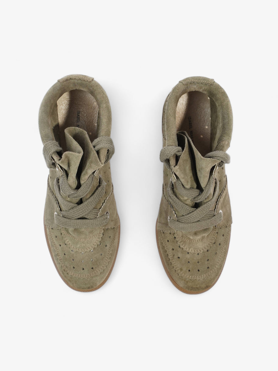 Isabel Marant Bobby Sneaker Khaki Suede EU 37 UK 4 Image 8