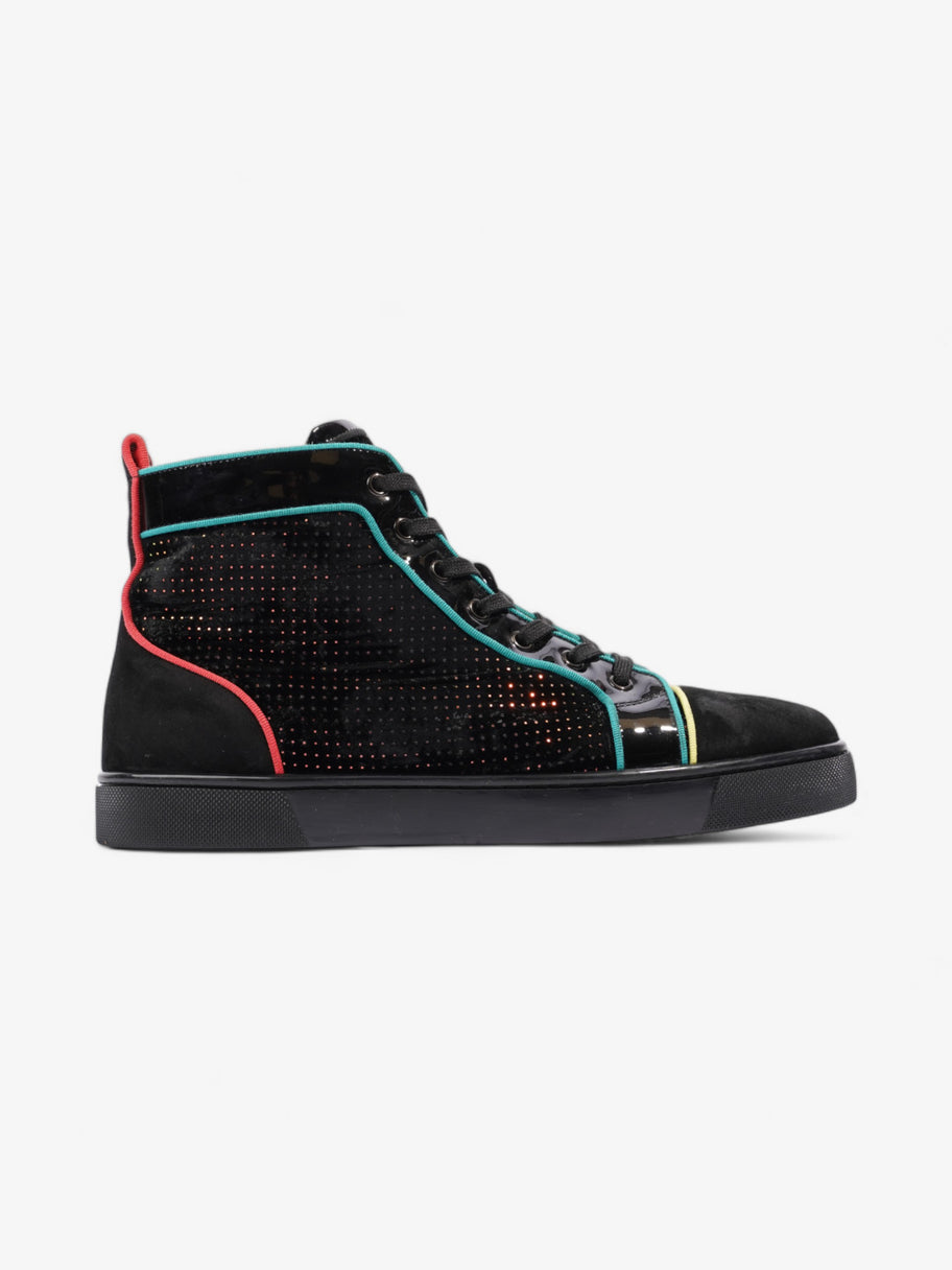 Christian Louboutin Louis Orlato High-tops  Black / Multicolour  Velvet EU 42.5 UK 8.5 Image 1