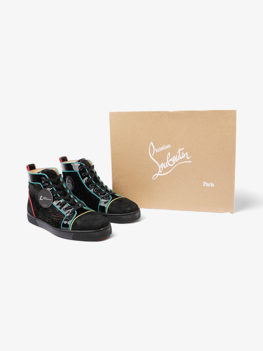 Christian Louboutin Louis Orlato High-tops  Black / Multicolour  Velvet EU 42.5 UK 8.5 Image 10