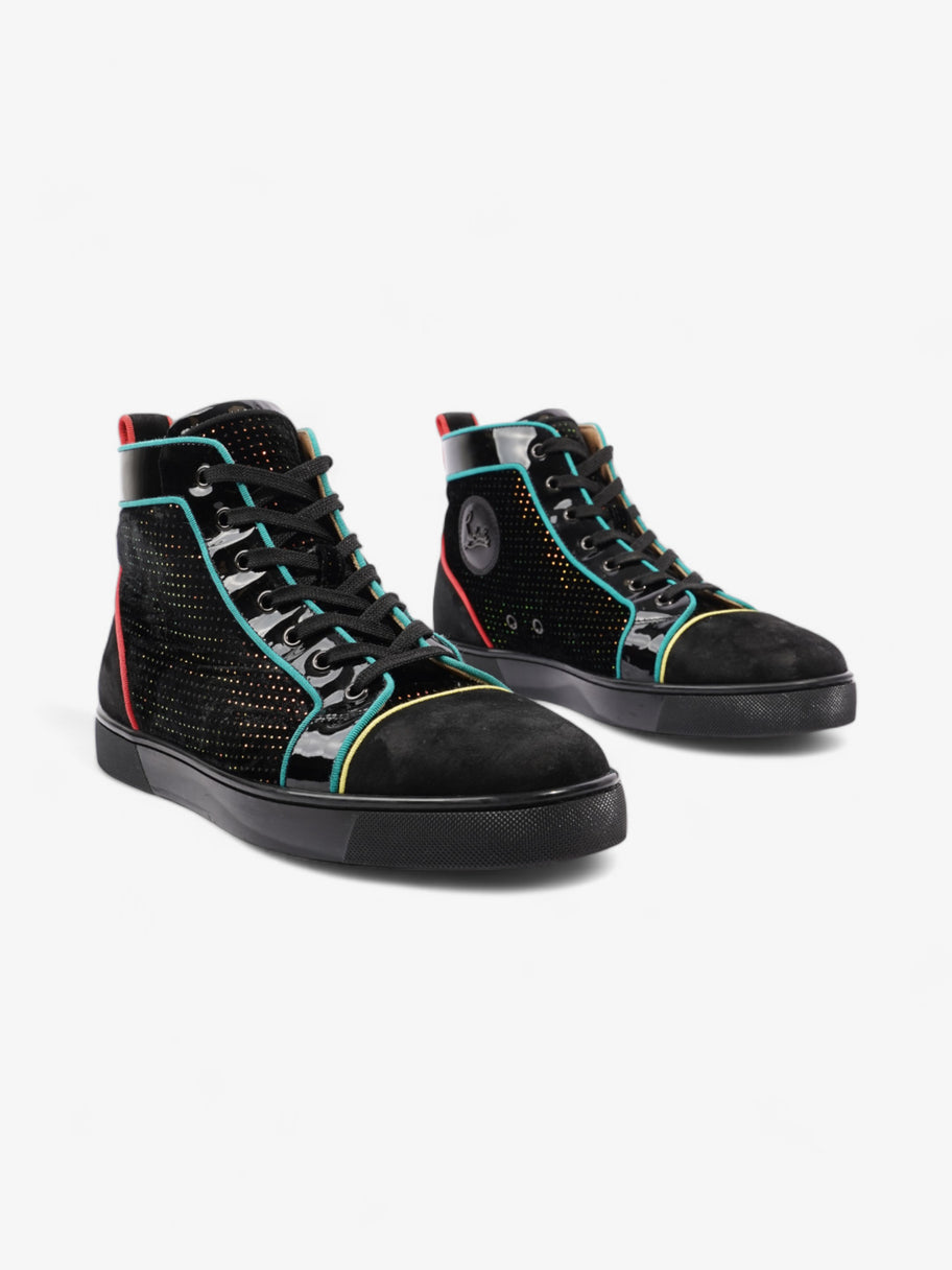 Christian Louboutin Louis Orlato High-tops  Black / Multicolour  Velvet EU 42.5 UK 8.5 Image 2