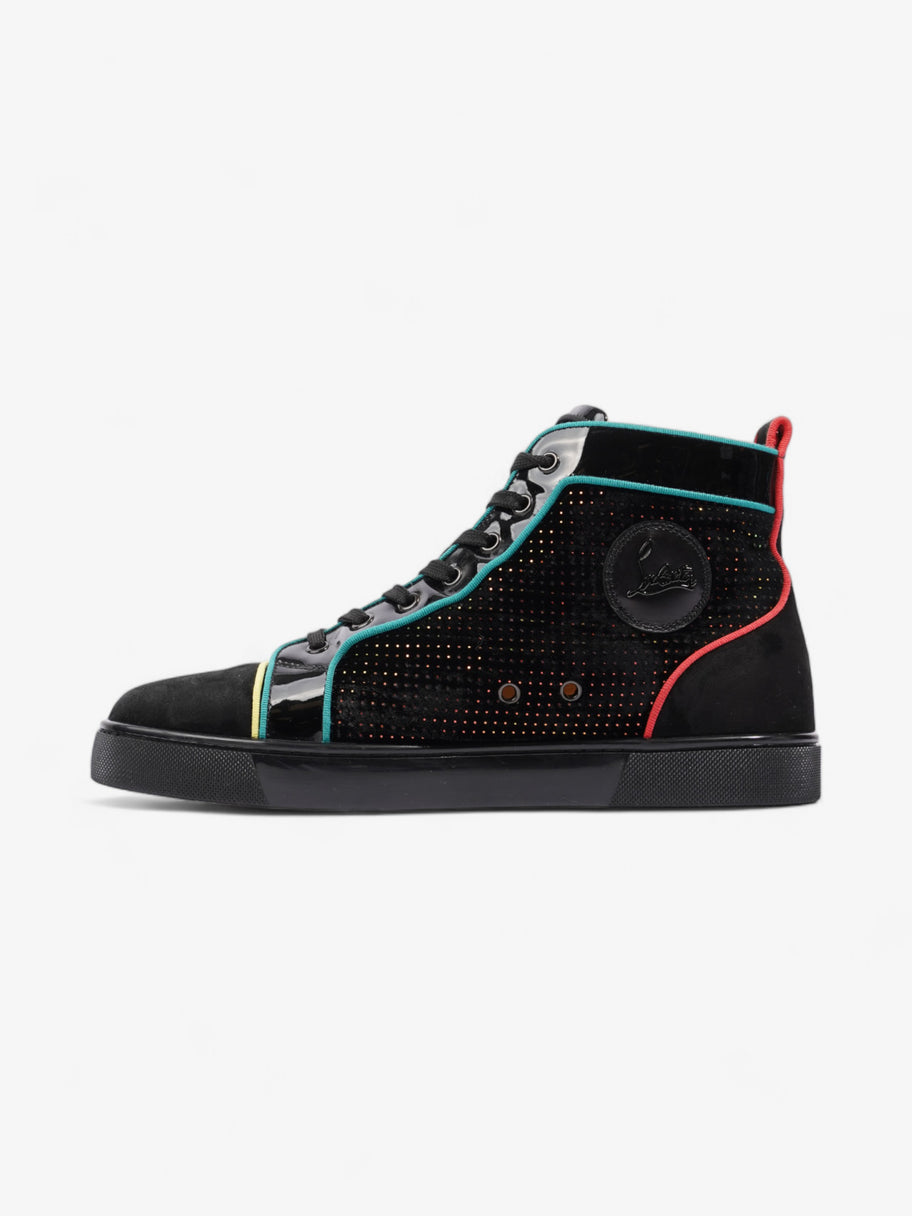 Christian Louboutin Louis Orlato High-tops  Black / Multicolour  Velvet EU 42.5 UK 8.5 Image 3