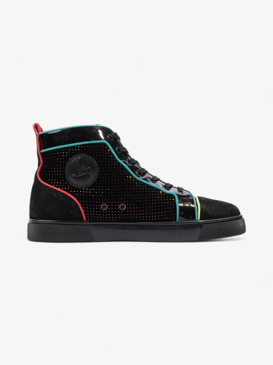 Christian Louboutin Louis Orlato High-tops  Black / Multicolour  Velvet EU 42.5 UK 8.5 Image 4