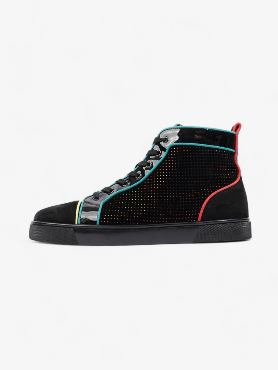 Christian Louboutin Louis Orlato High-tops  Black / Multicolour  Velvet EU 42.5 UK 8.5 Image 5