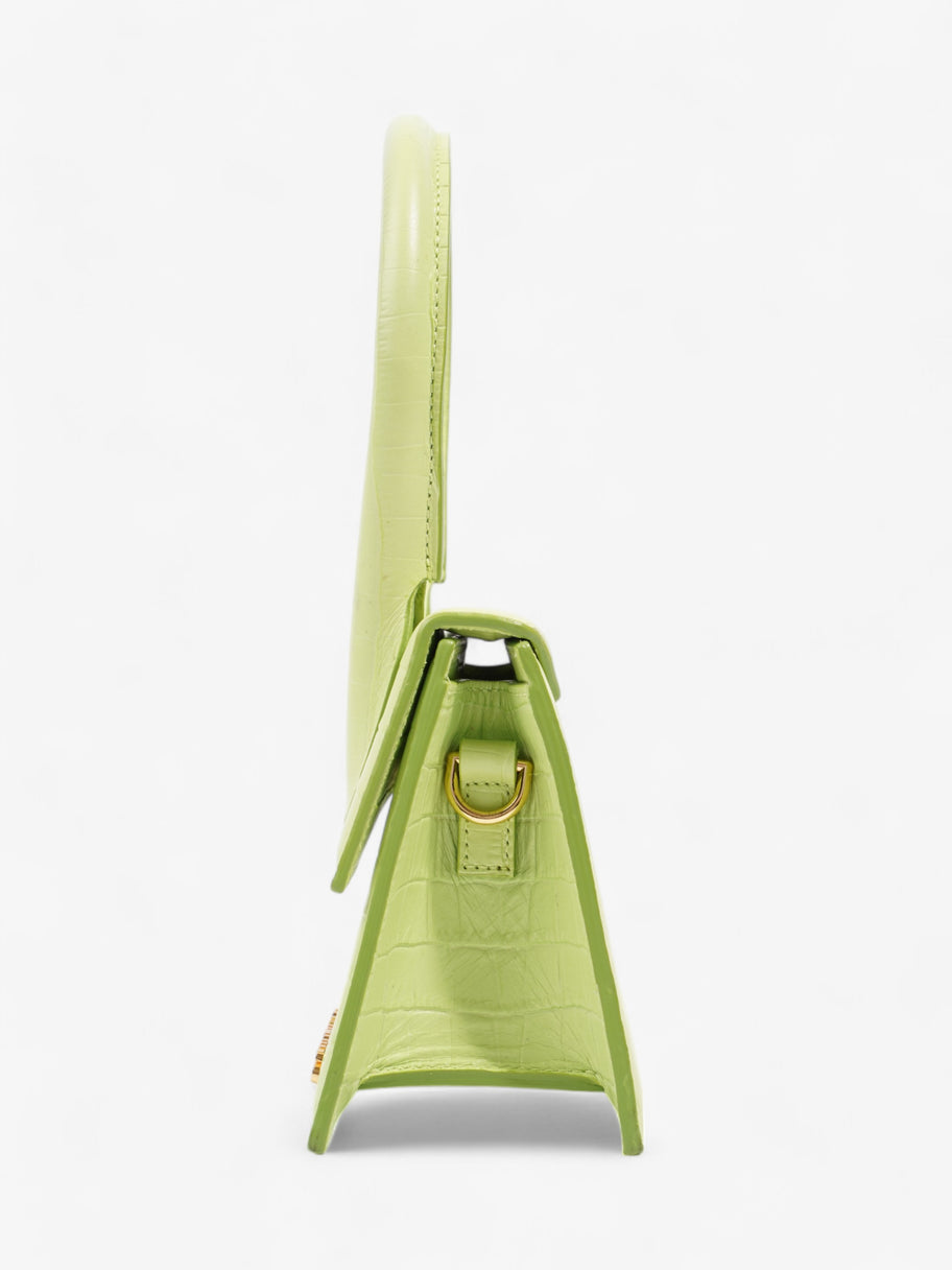 Jacquemus Le Chiquito Moyen Light Green Embossed Leather Image 3