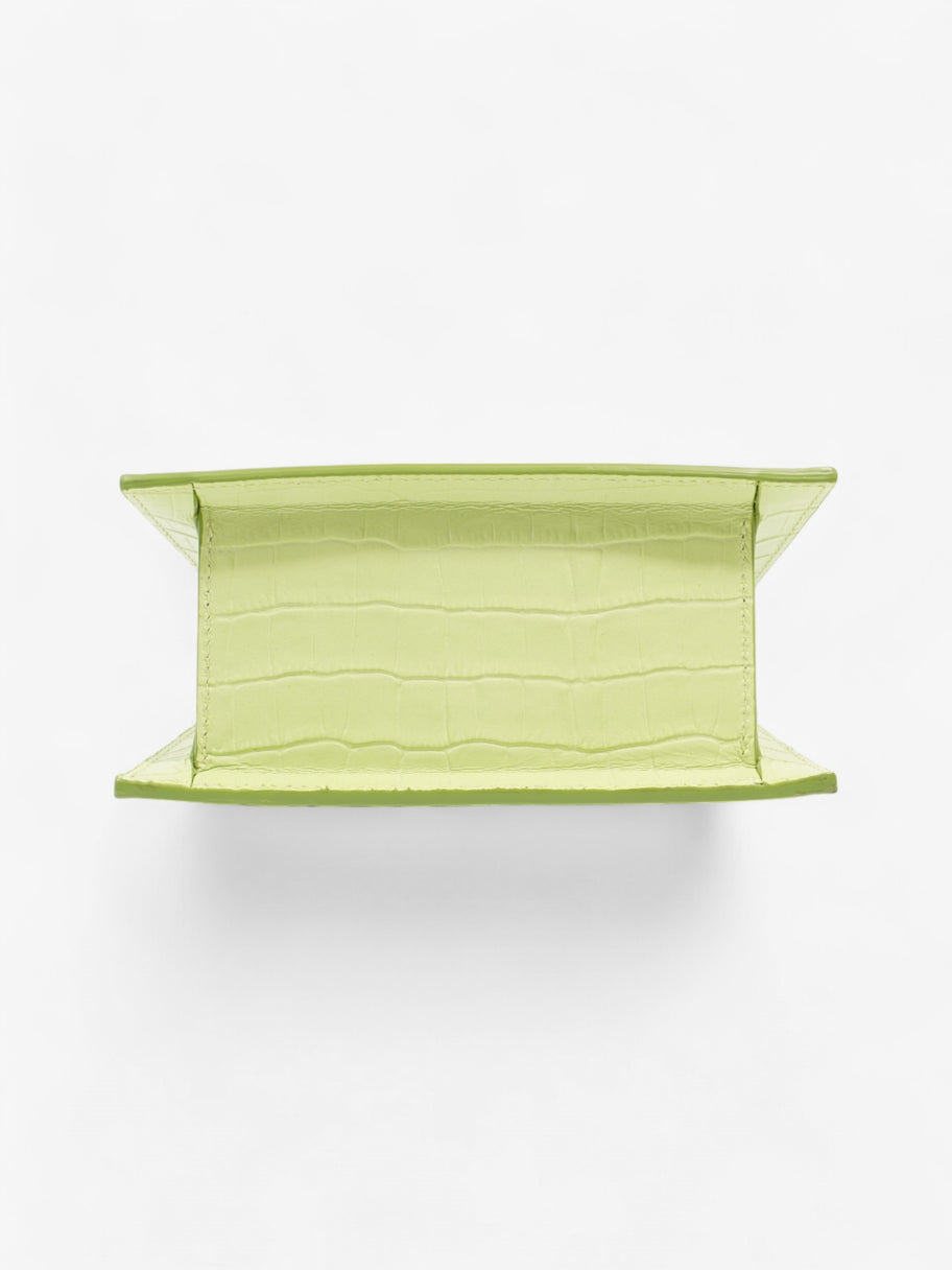 Jacquemus Le Chiquito Moyen Light Green Embossed Leather Image 6