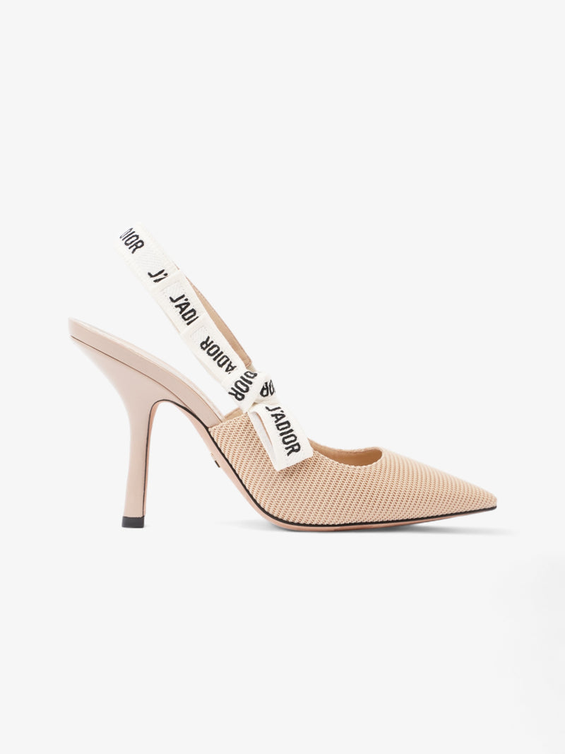  Christian Dior J'Adior Heel 100 Nude Cotton EU 38 UK 5