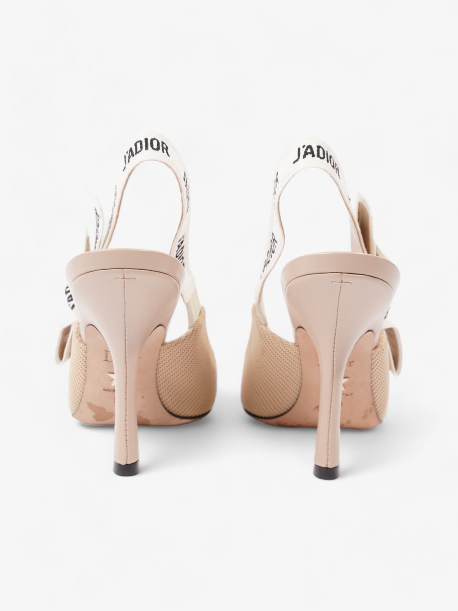 Christian Dior J'Adior Heel 100 Nude Cotton EU 38 UK 5 Image 6