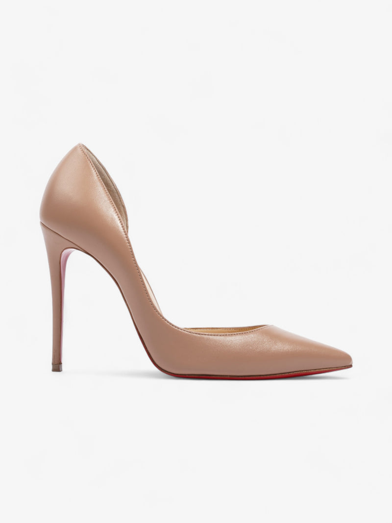  Christian Louboutin Iriza 100mm Nude Nappa Leather EU 37 UK 4