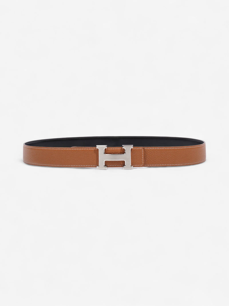  Hermes Constance Reversible Belt Brown Calfskin Leather 95cm