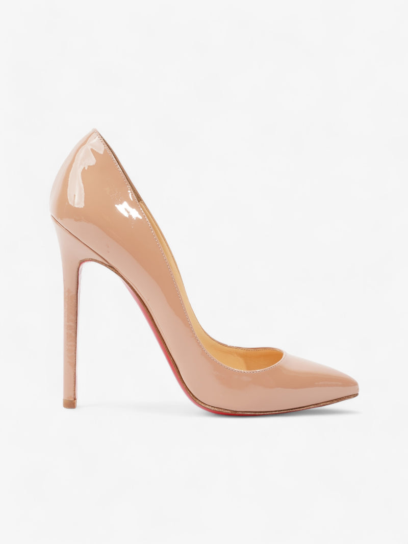  Christian Louboutin Pigalle Heels 100 Nude Patent Leather EU 36 UK 3