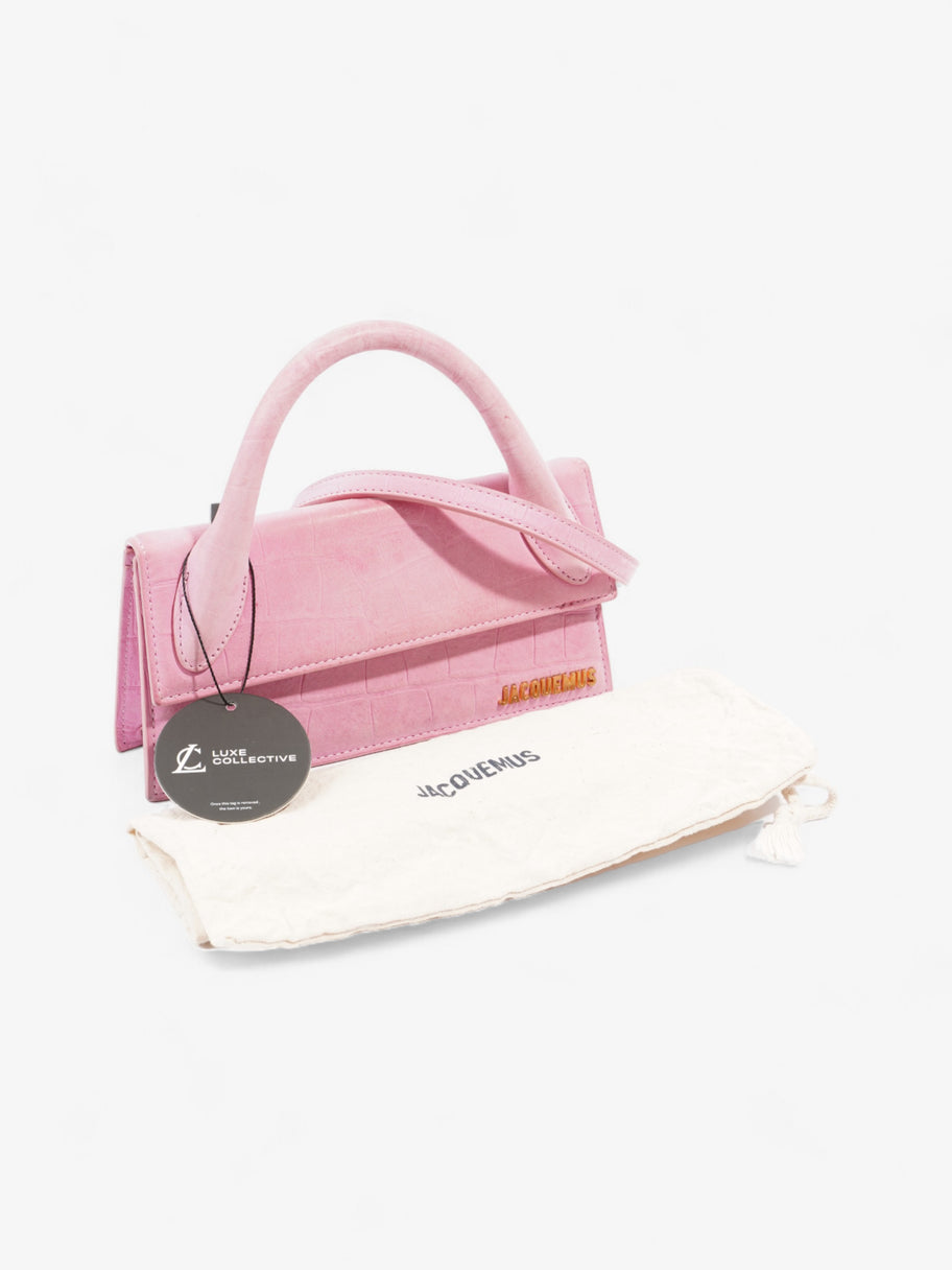 Jacquemus Le Chiquito Long Light Pink Leather Image 10