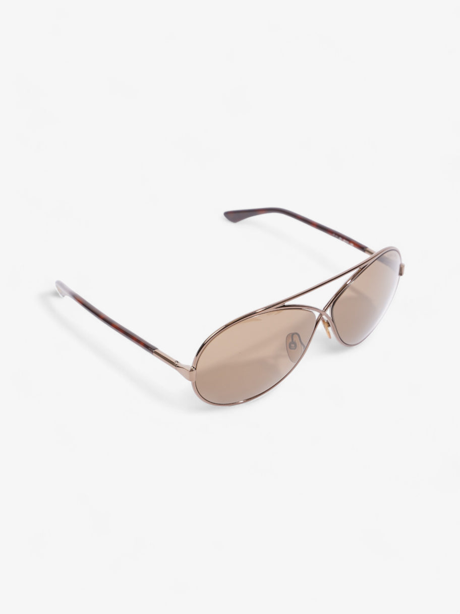 Tom Ford Aviator Sunglasses Brown Acetate 125mm Image 6