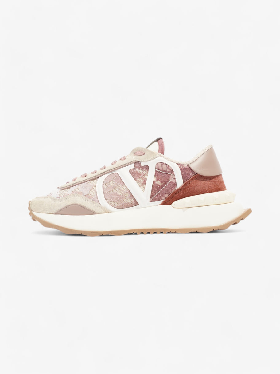 Valentino V Logo Runner Beige  / Pink / White Lace EU 39 UK 6 Image 5