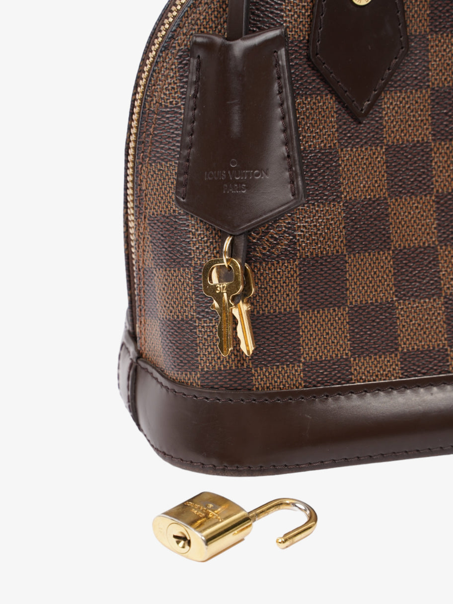 Louis Vuitton Alma Damier Ebene Coated Canvas BB Image 7