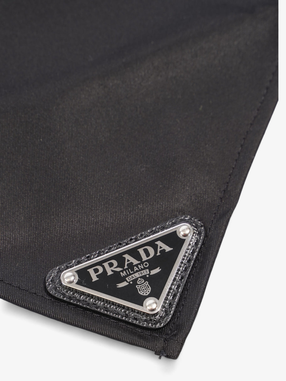 Prada Triangle Logo Bandana Black Re Nylon Image 2